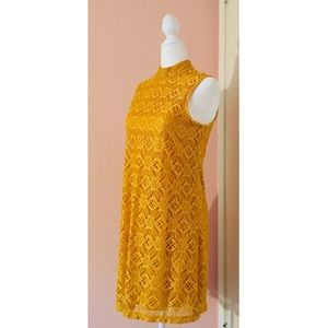 Golden Lace Dress